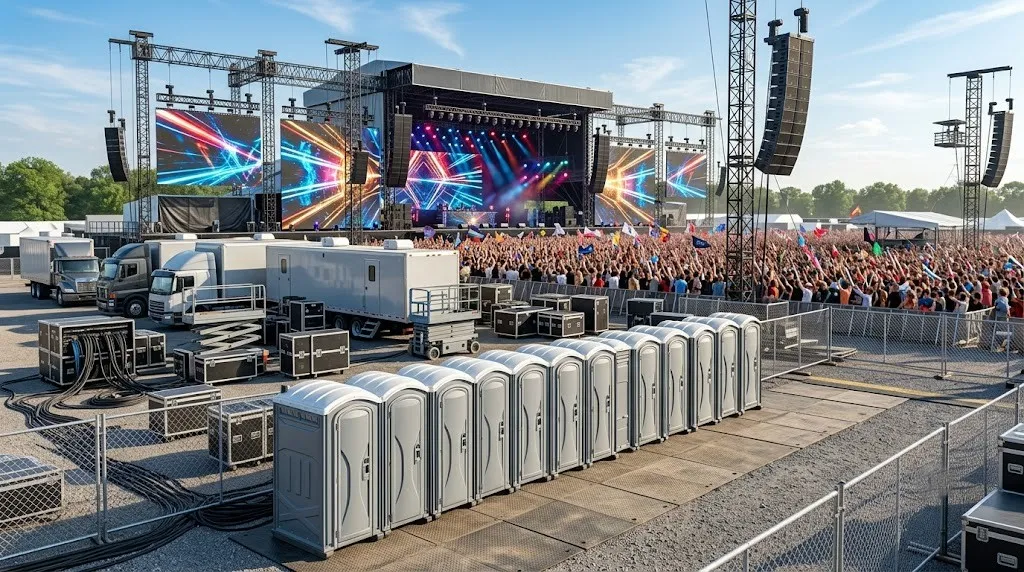 Concert Restroom Rental in Woodland, CA