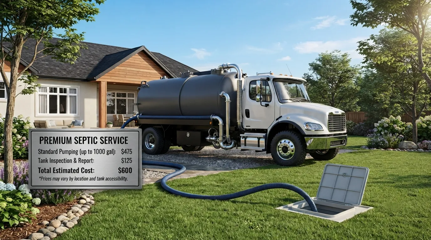 Septic Tank Pumping Cost in Woodland, CA